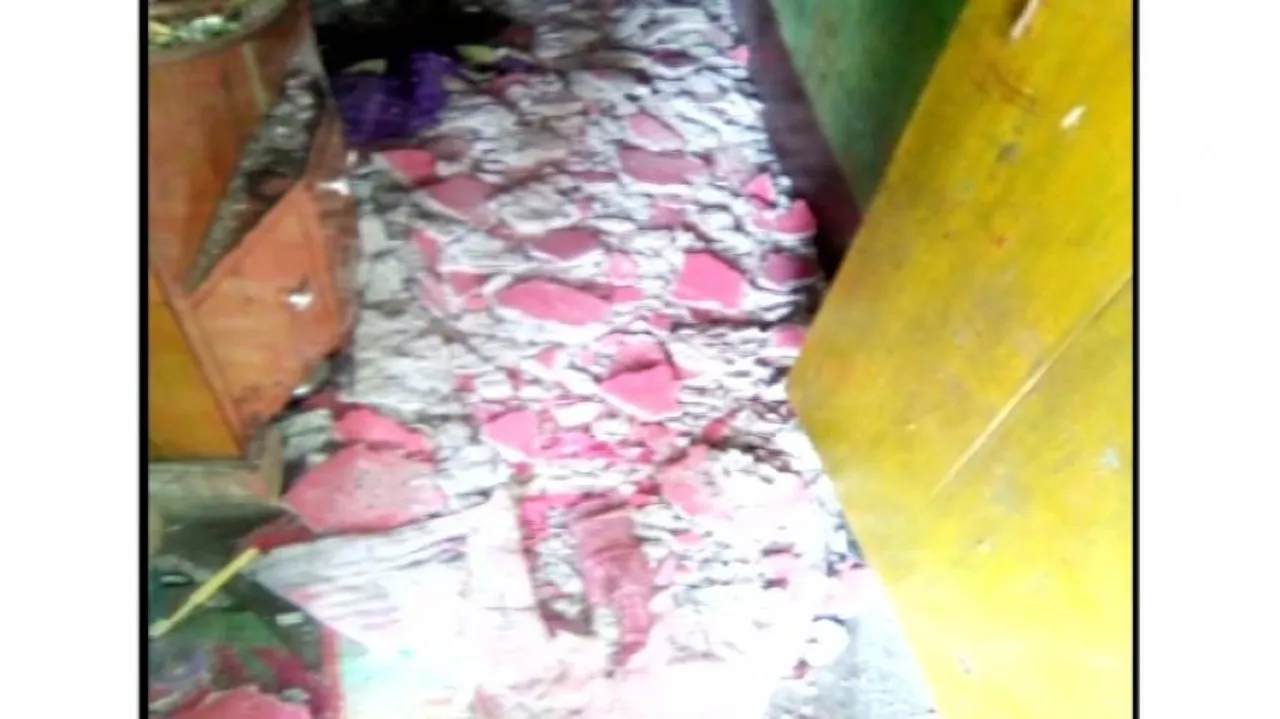 Boy killed after concrete chunks fall from house ceiling