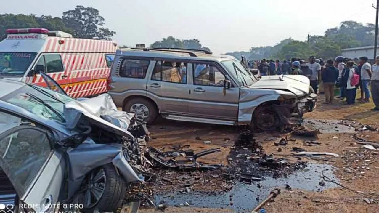 5 Killed As Car Hits SUV, Runs Over Workers Engaged In Road Construction In Rourkela
