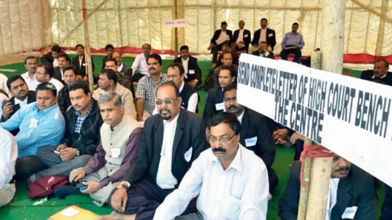 Lawyers on indefinite hunger strike, demanding HC bench