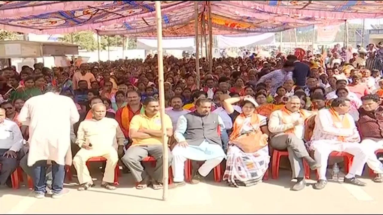 BJP stages protest rally in Sambalpur