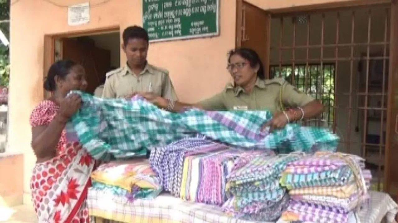 Odisha Jail Fabrics Bag ‘Handloom Mark’