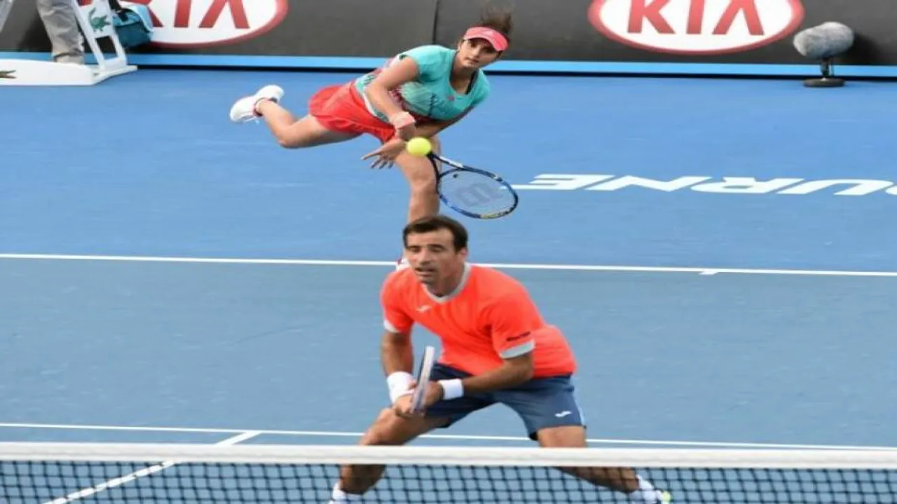 Sania in Australian Open mixed doubles final