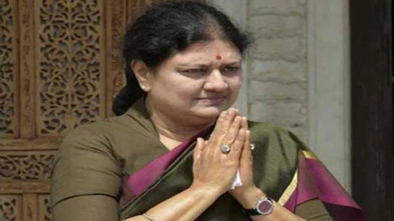 Sasikala applies for parole to 'meet ailing husband'