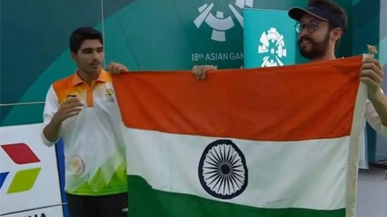 Asiad 2018: Saurabh wins gold, Abhishek gets bronze in Men's 10m Air Pistol final