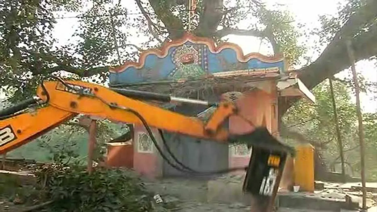 Nine Temples Demolished For SCB Medical College Expansion In Odisha