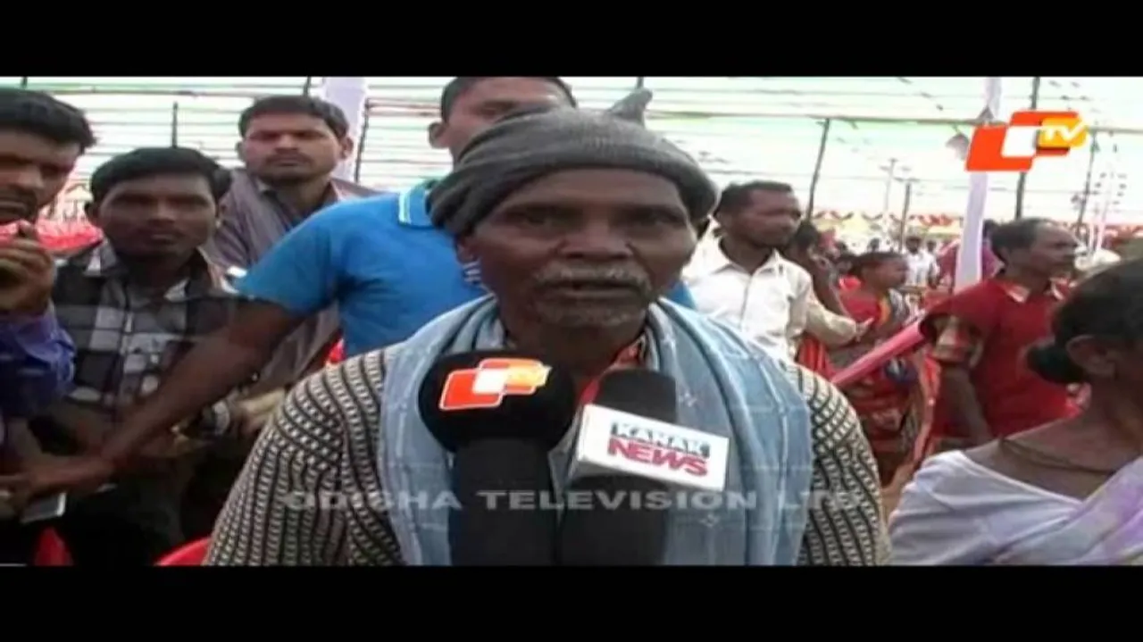 CM Naveen visits Nagada; lays foundation for road