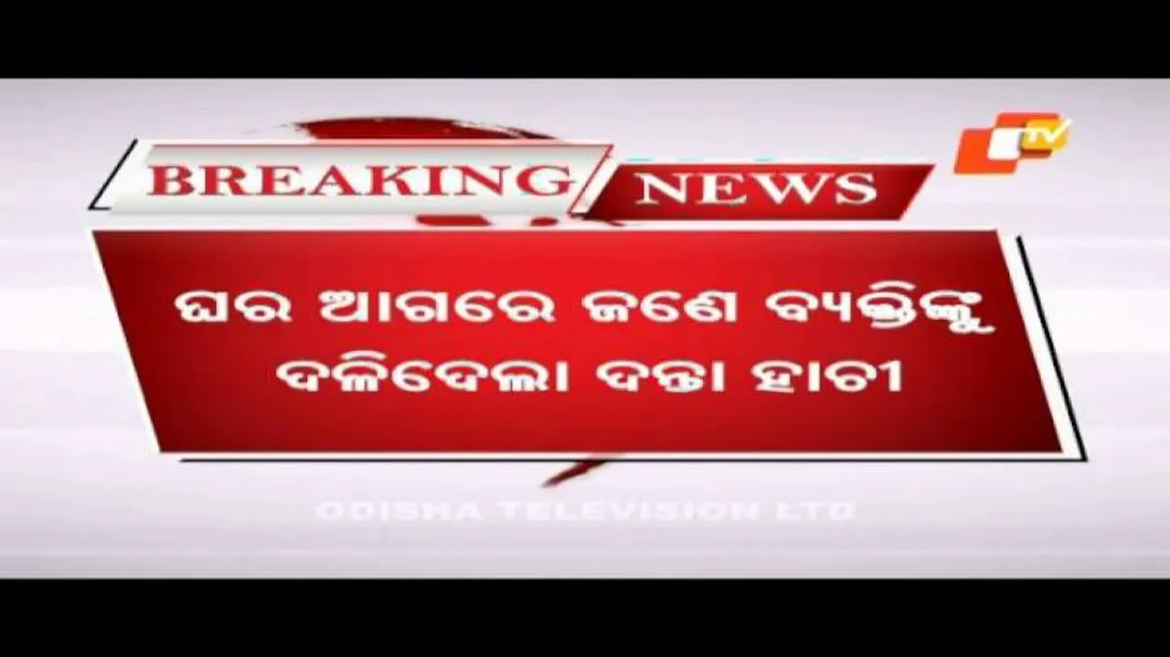 Man trampled to death by tusker in Balasore