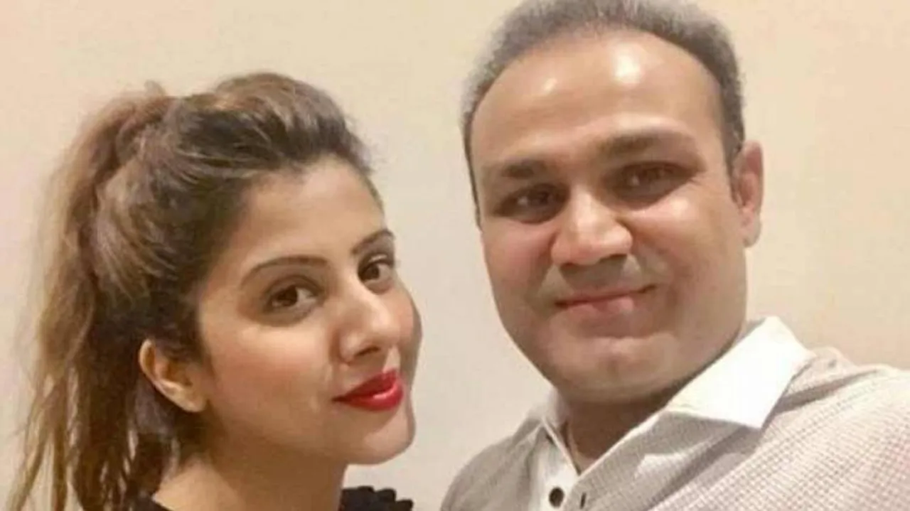 Former cricketer Sehwag's wife files cheating case