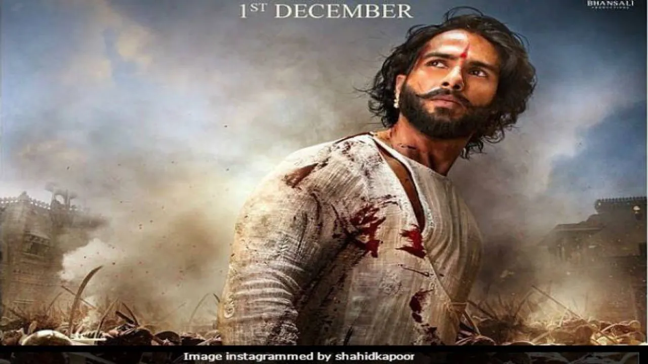 Shahid is the courageous royal in 'Padmavati' first look