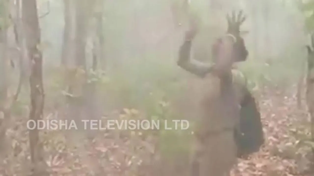 Watch Woman Forest Guard Dancing To The Tune Of Rain In Similipal