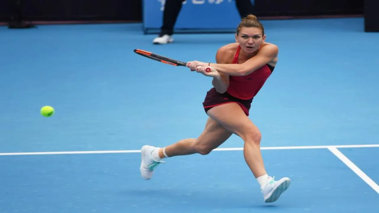 Halep notches first career win over Sharapova