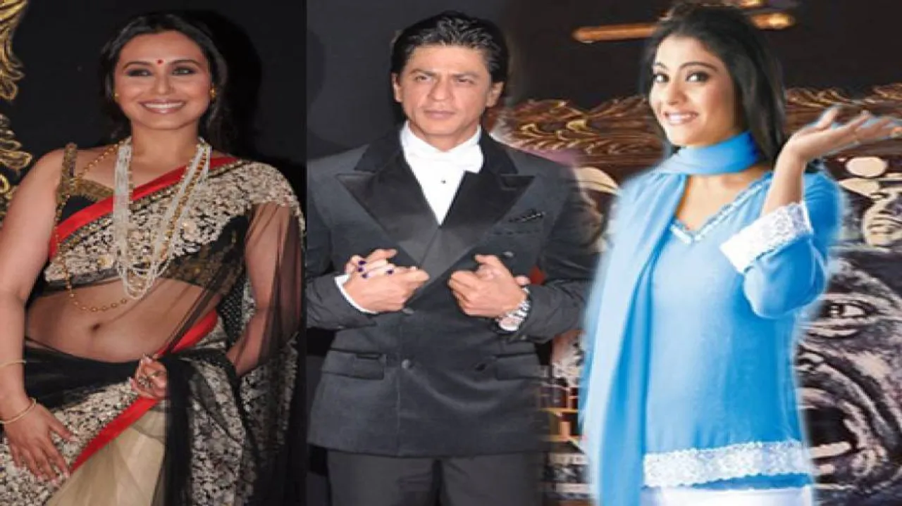 SRK, Kajol, Rani Mukerji's selfie moment