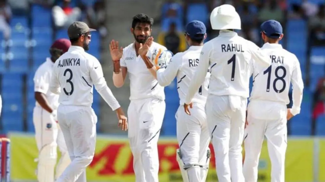 Ind-WI Test: Rahane's Ton, Bumrah's Fifer Script Record Win