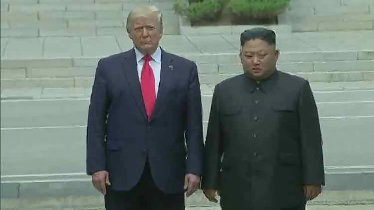Trump meets Kim at inter-Korean border village