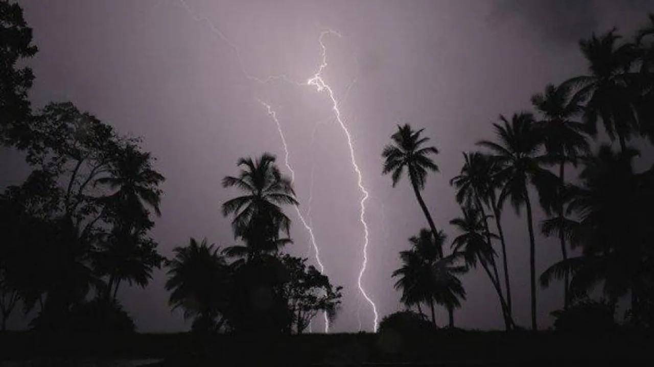 Thunderstorm, rainfall warning issued for 9 Odisha districts