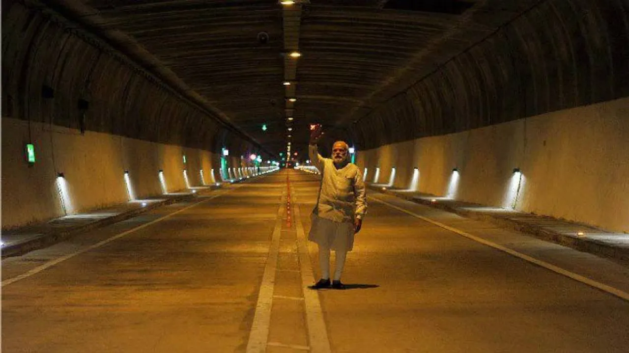 PM Modi inaugurates Kashmir tunnel