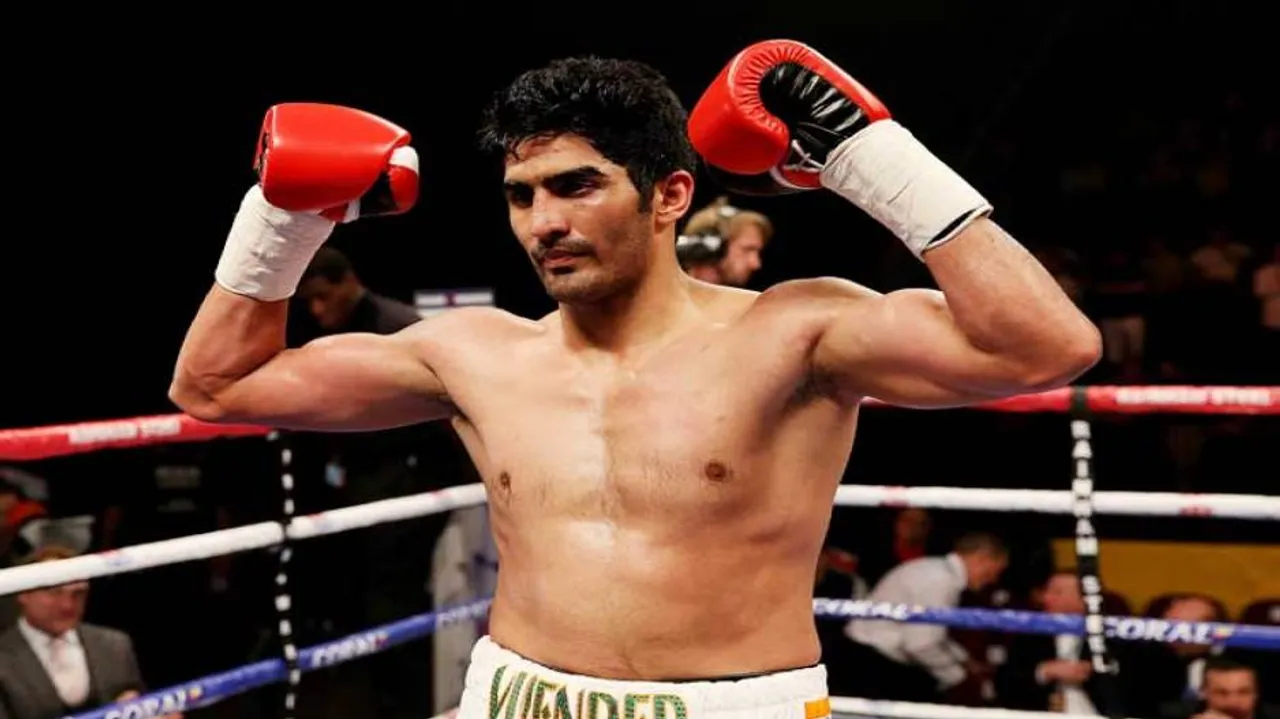 Vijender beats Hope to win Asia/Pacific title