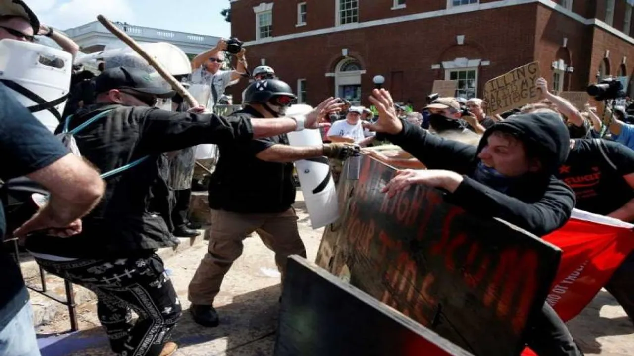 Three killed in violent clashes at white supremacist rally in Virginia
