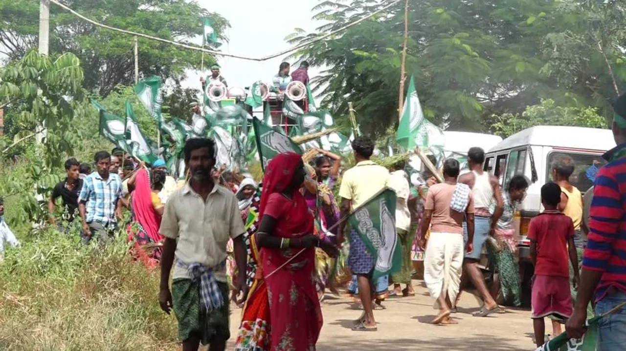 Athagarh MLA faces protest during Padyatra