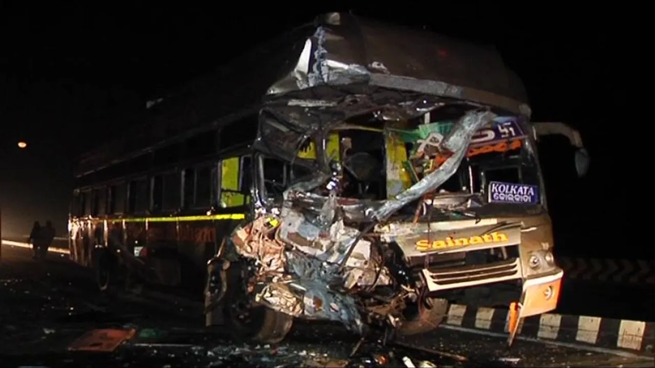 Balasore: 20 injured as bus meets with accident