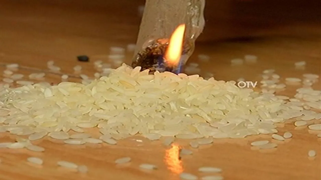 Plastic rice triggers panic in Cuttack