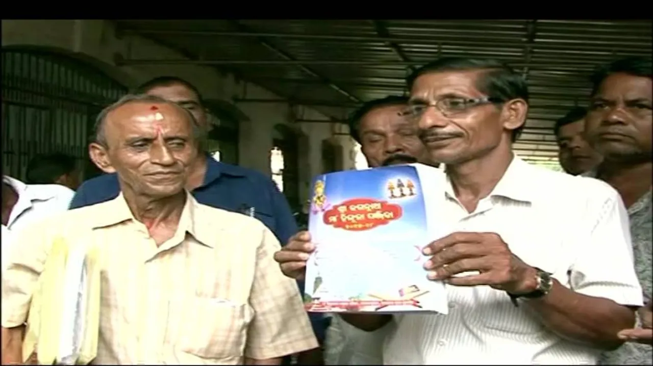 Mukti Mandap pics on Odia almanac sparks row