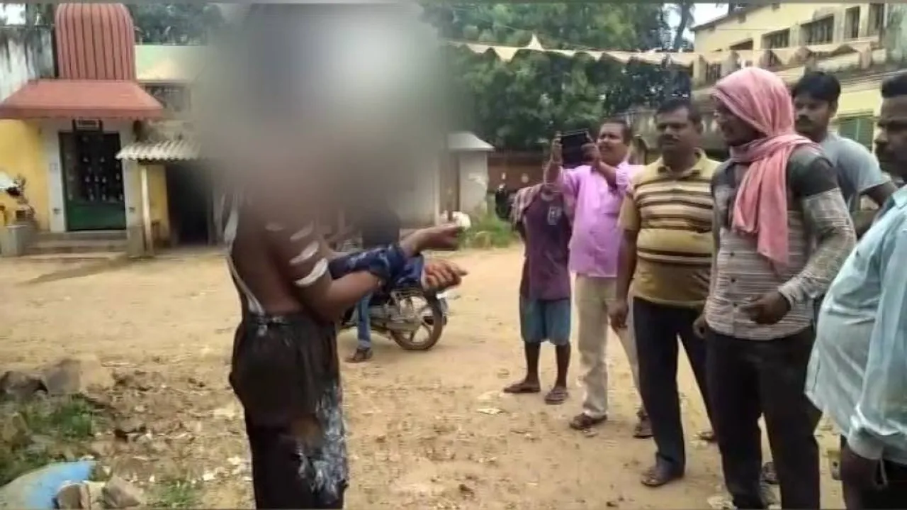 Suspected thief caught, tonsured, paraded in Balasore