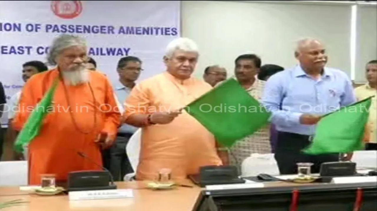 MoS Manoj Sinha inaugurates 3 rail projects in Odisha