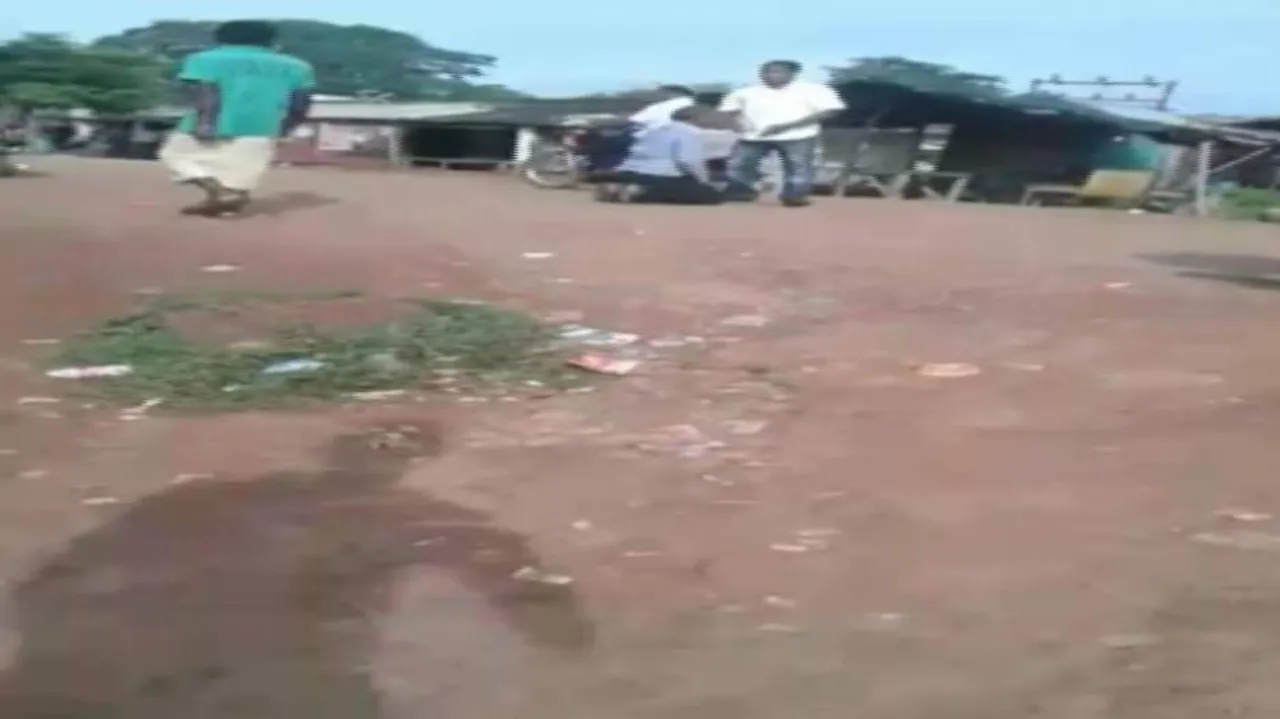 Man forced to kneel down for appearing as witness before police
