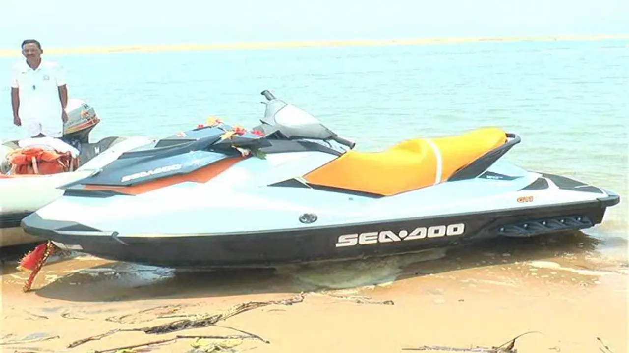 Lifeguards at Ramachandi beach get Jet Ski