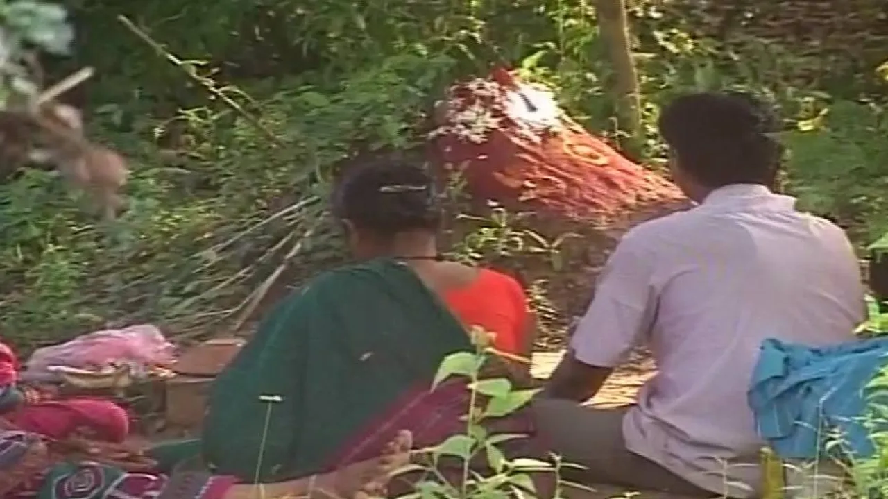 Blind faith: Parents perform puja to revive dead baby
