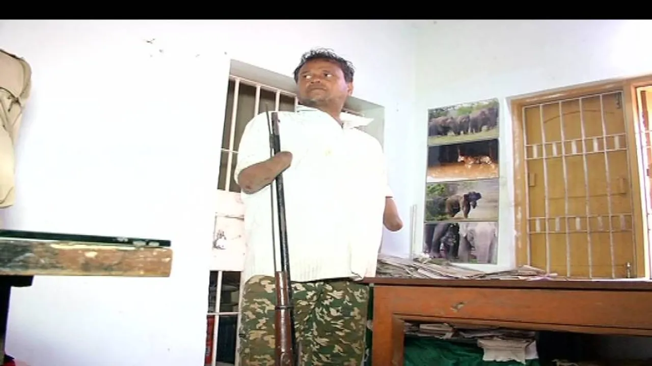 Divyang arrested for poaching inside Chandaka sanctuary
