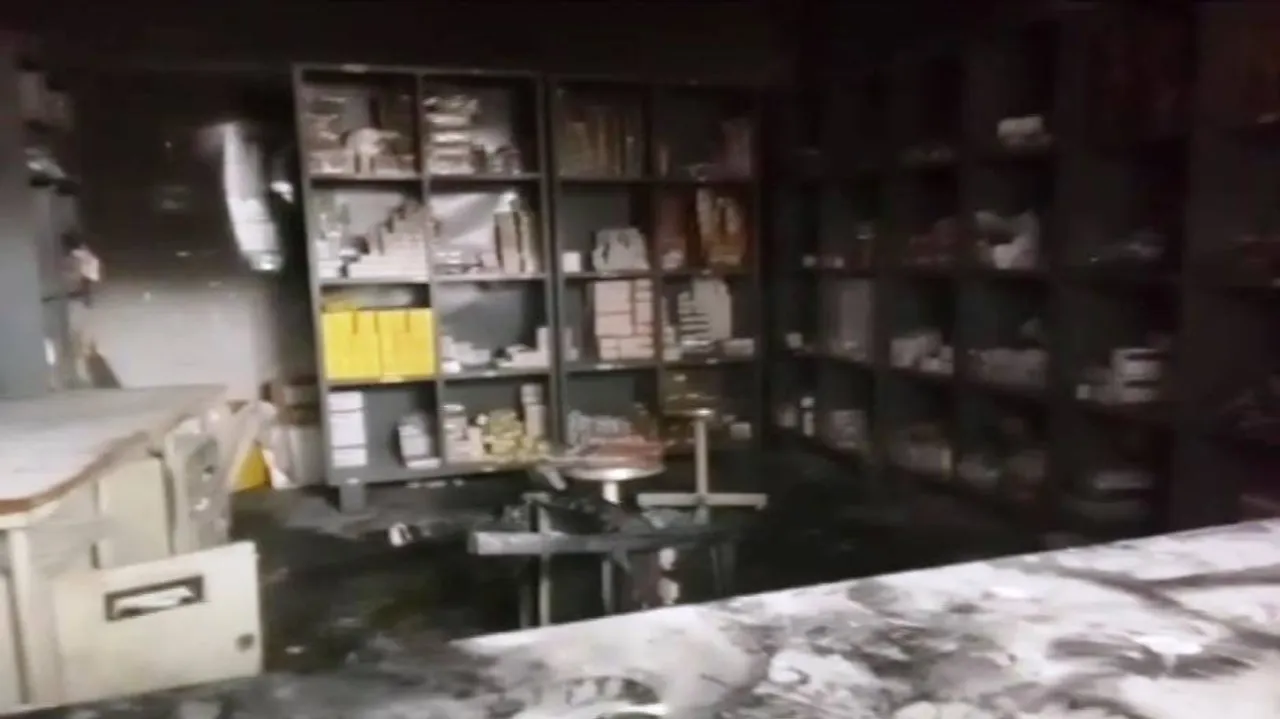 Fire destroys medicine stock, articles inside Pattamundai health centre