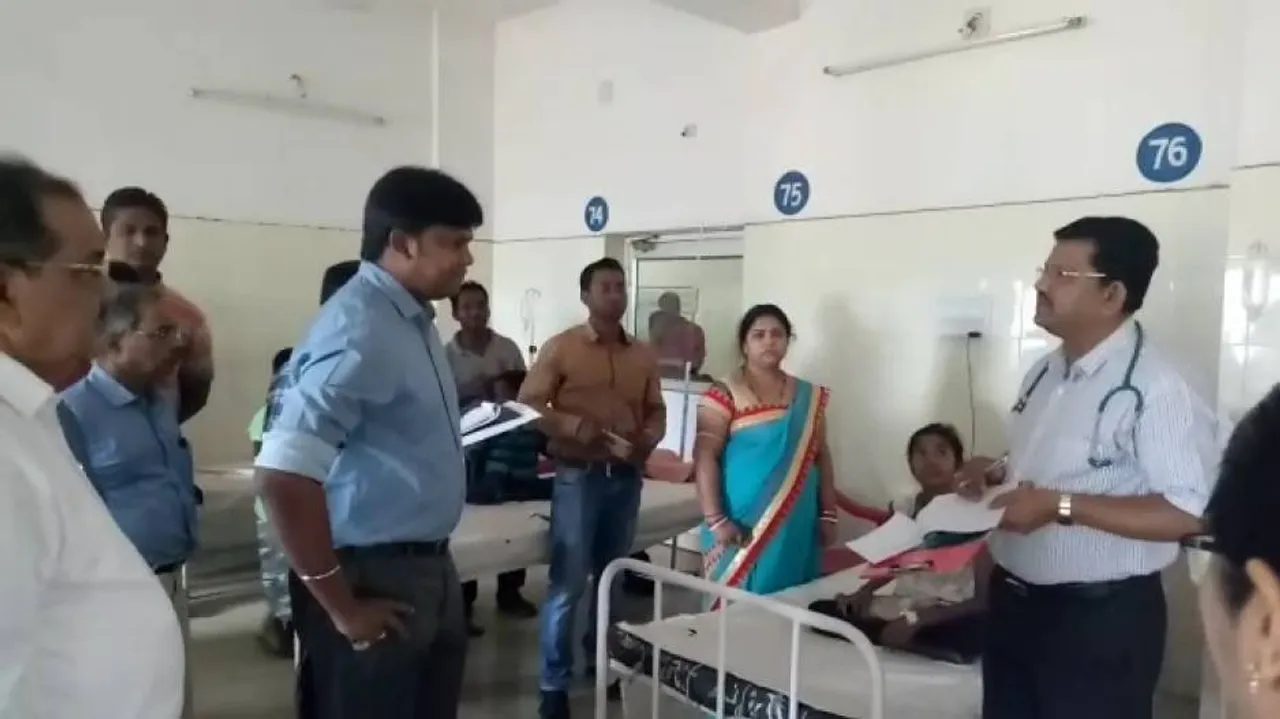 Koraput Collector displeased over absence of doctors at DHH