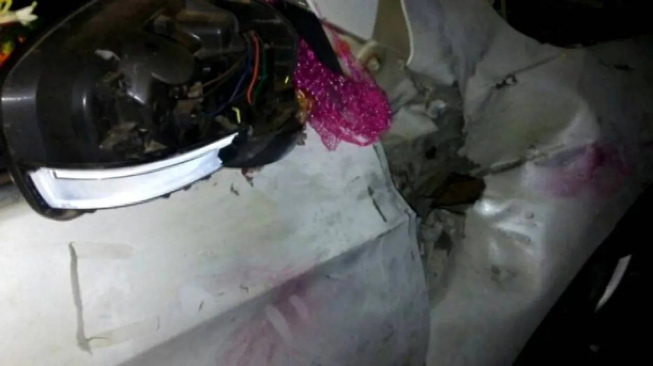 Bomb hurled at groom's vehicle
