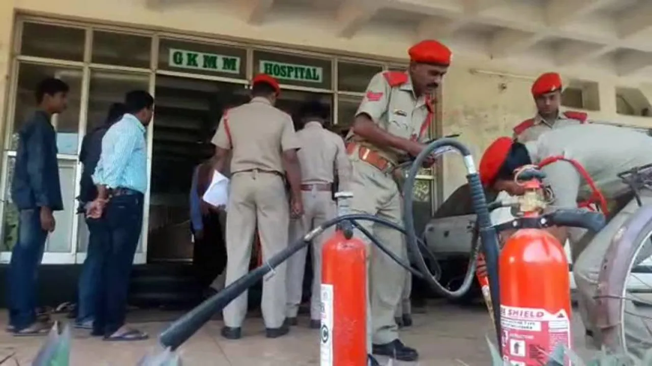 Fire officials conduct inspection at 30 hospitals in 3 districts