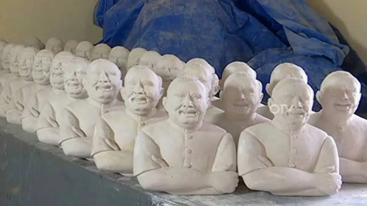 Odisha artist creates 68 sculptures to wish PM Modi on 68th birthday