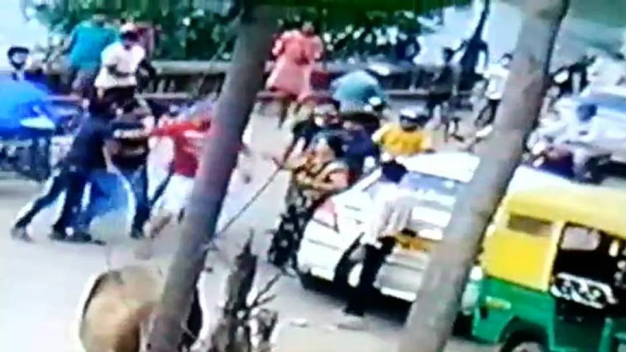 Woman Thrashed By Miscreants In Full Public View In Odisha Capital