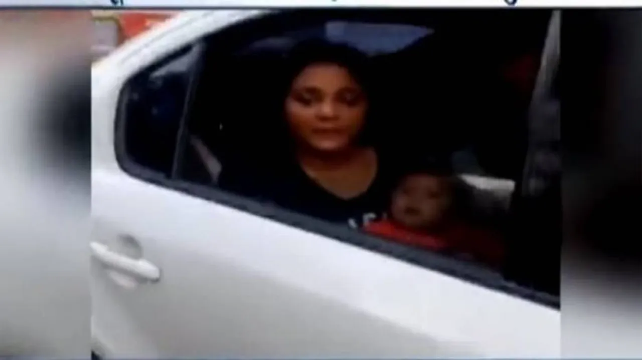 Mumbai cop suspended for towing car while woman breastfeeds baby inside