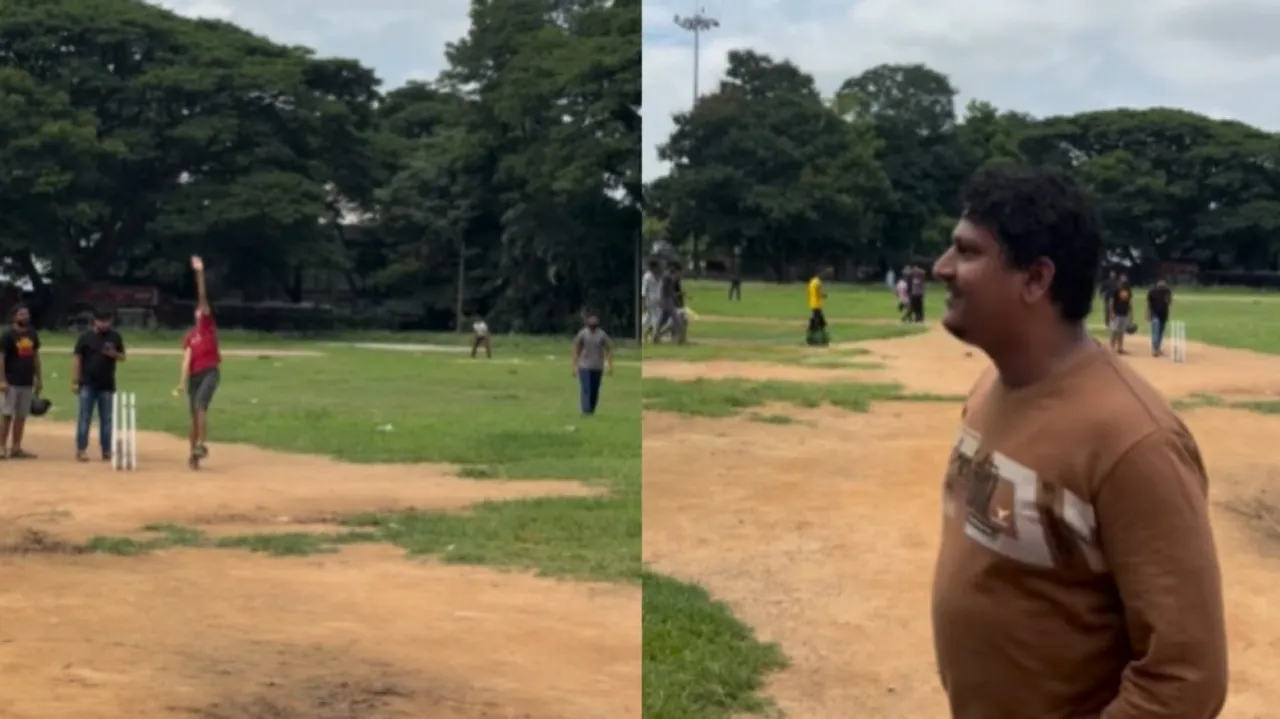 Man delivers Sanskrit commentary in gully cricket match; video goes viral