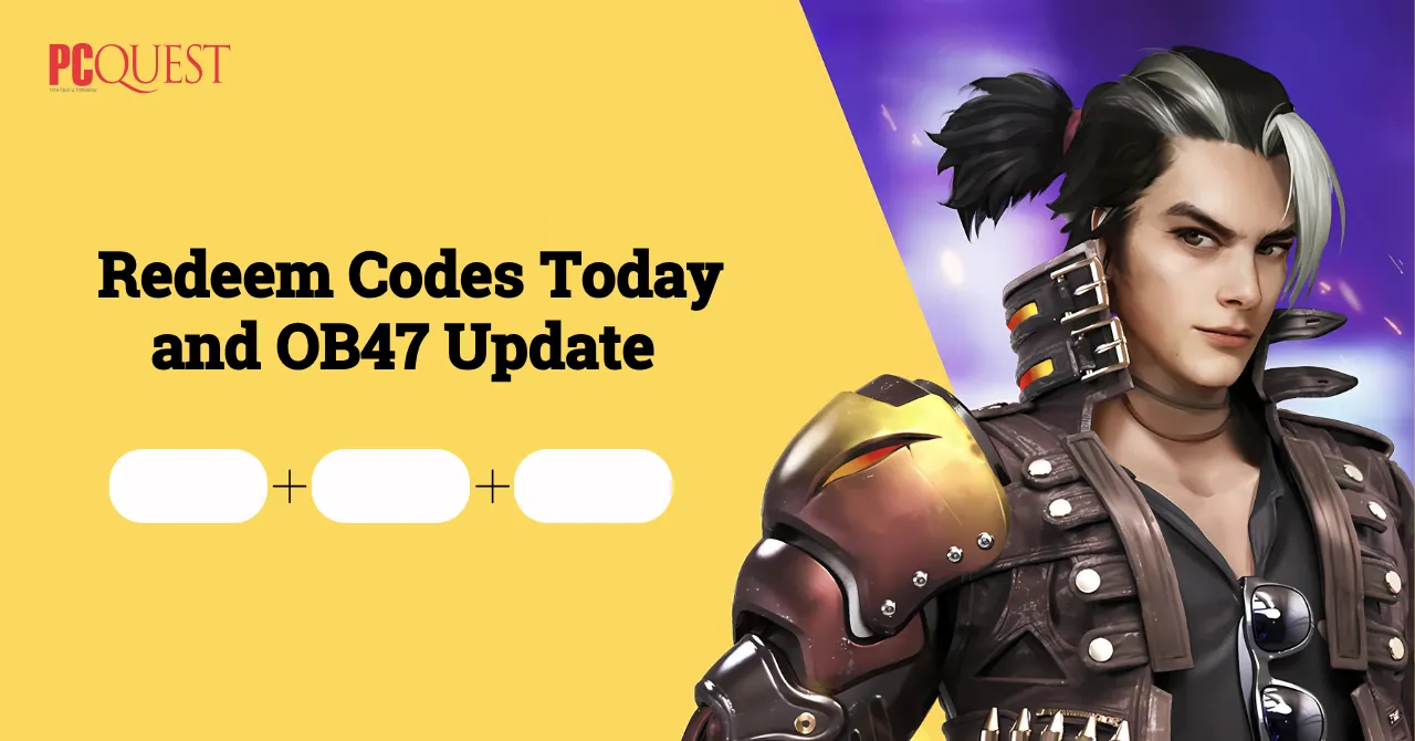 Free Fire MAX Redeem Codes Today and OB47 Update