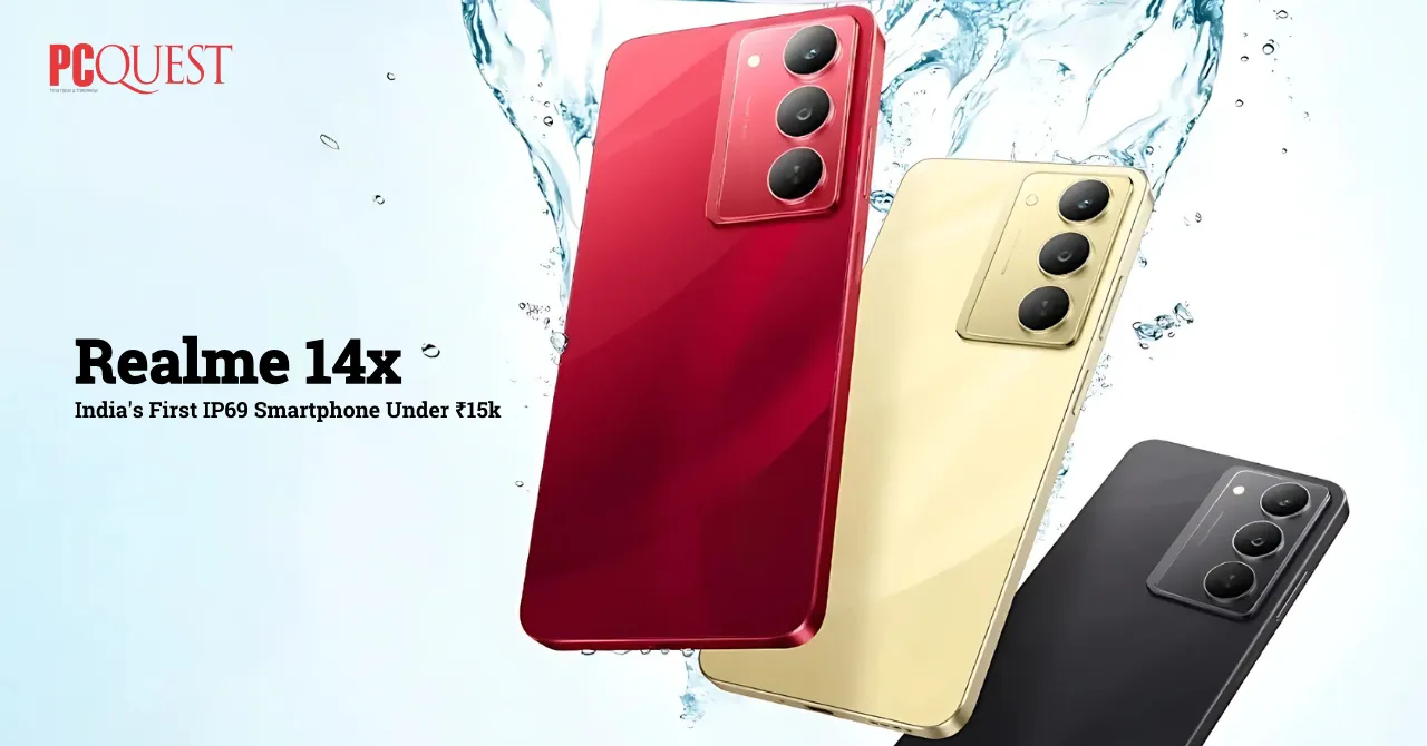 Realme 14x India's First IP69 Smartphone Under ₹15k