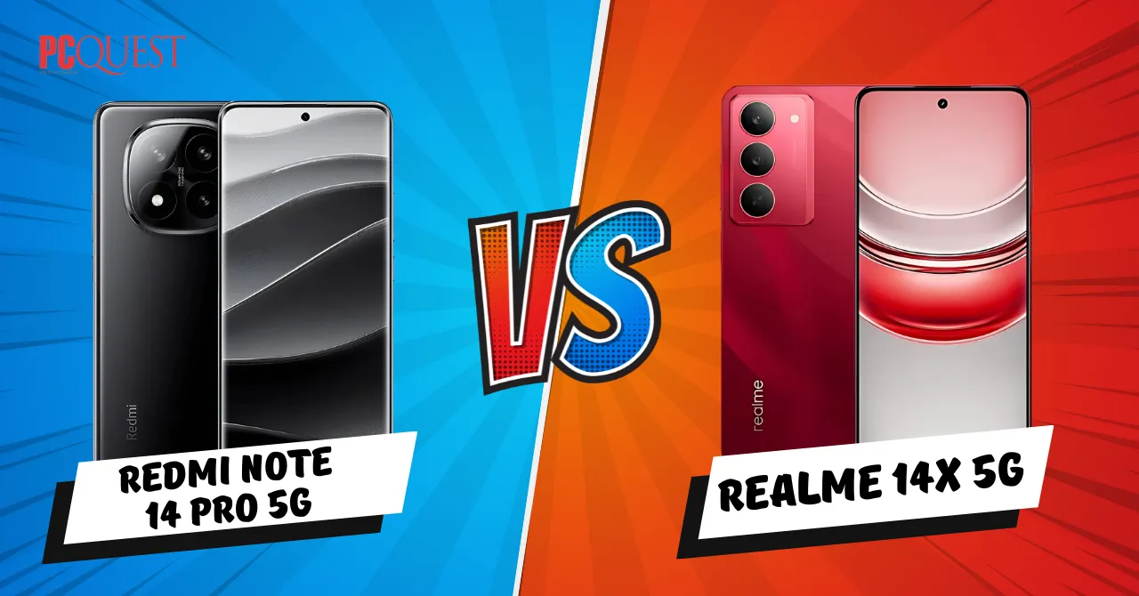 Redmi Note 14 Pro 5G vs. Realme 14x 5G