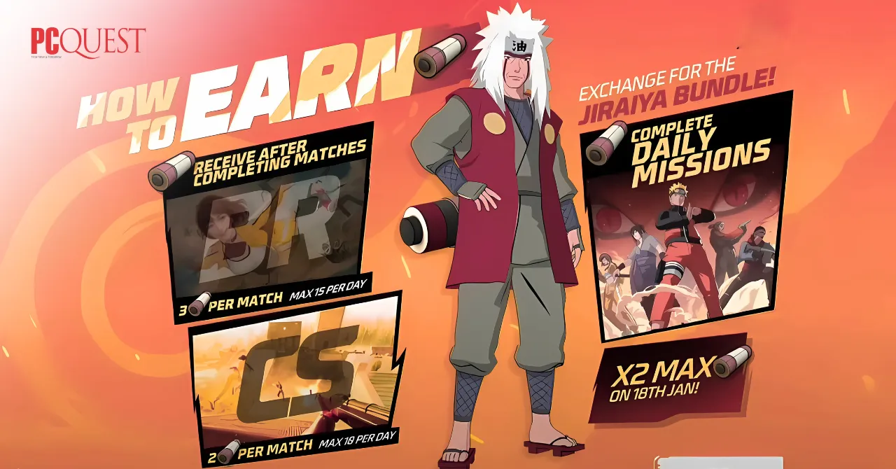 How to Get Naruto and Jiraiya Bundle in Free Fire MAX- Get Free Battle Card
