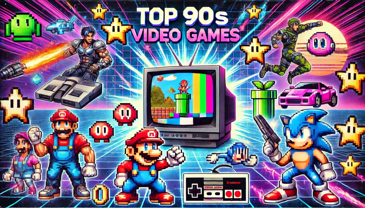 50 Most Popular 90s Video Games
