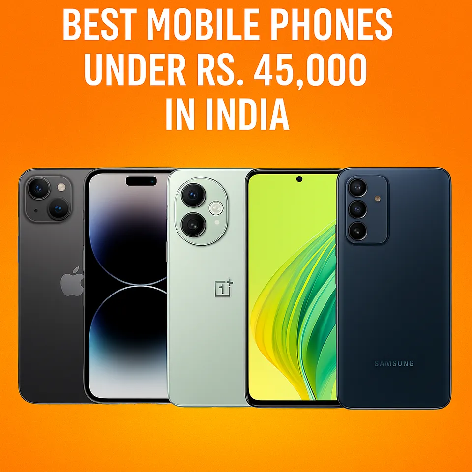 Best mobile phones under Rs 45000 in India 1