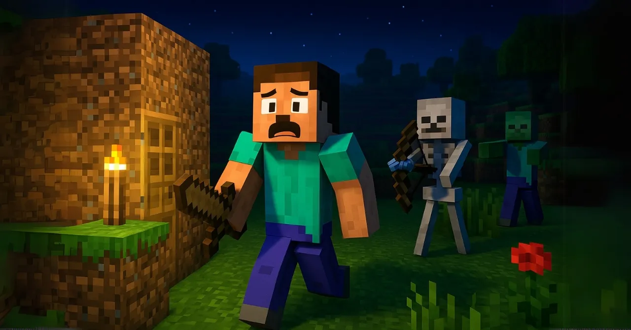 How to survive your first night in Minecraft without getting wrecked