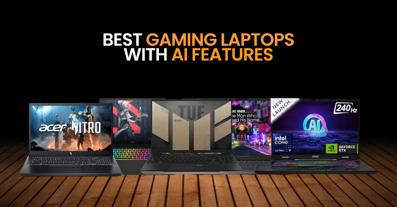 Best gaming laptops with AI features in India 2025