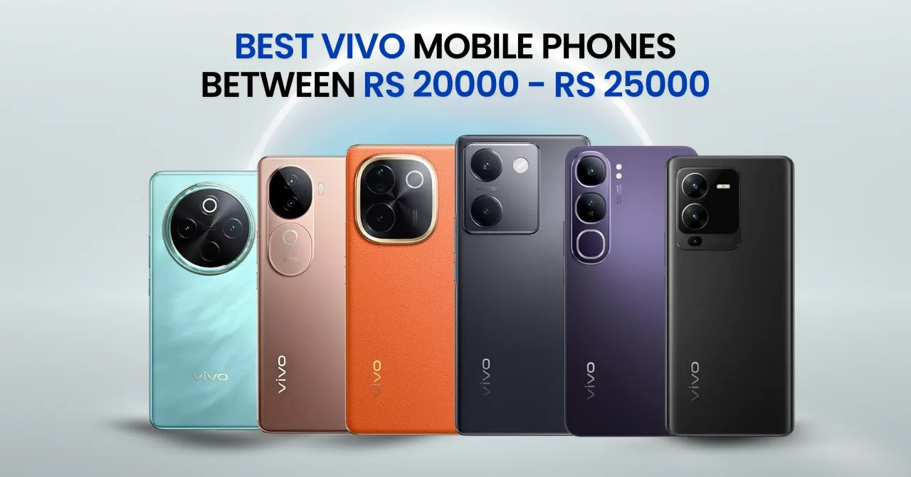 Best Vivo mobile phones between 20,000 and 25,000 