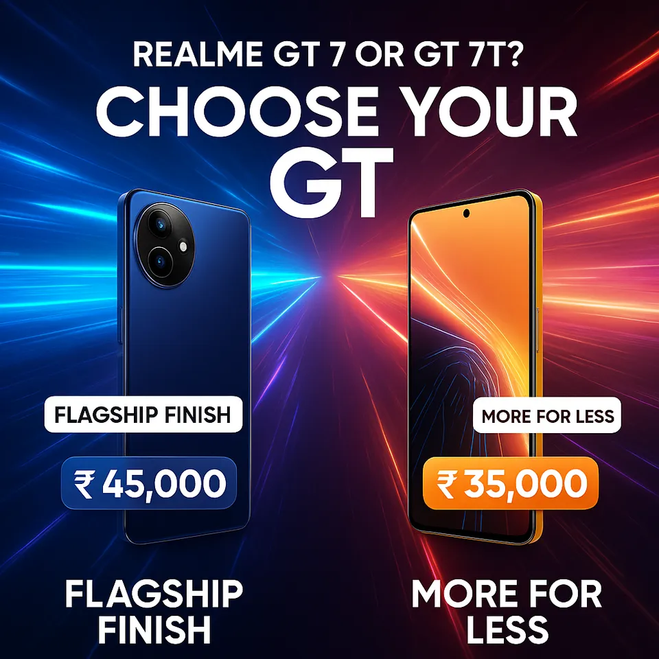 Realme GT 7 vs Realme GT 7T
